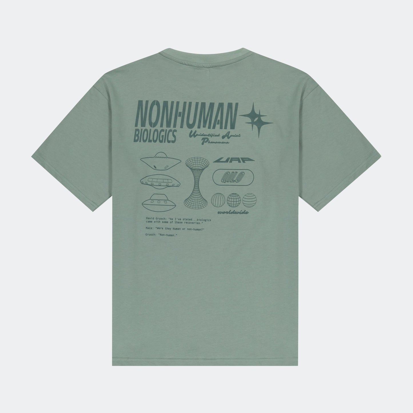 “Biologics” Tee in Dark Martian