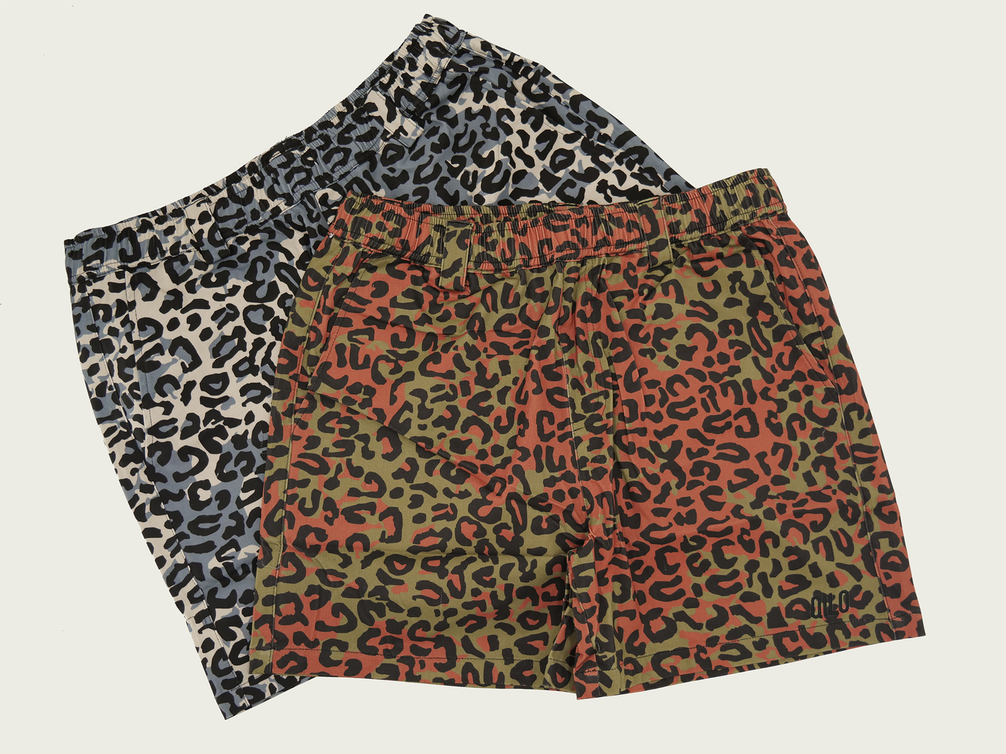 QILO EDC Short Leopard キロ ショートパンツ ヒョウ 赤