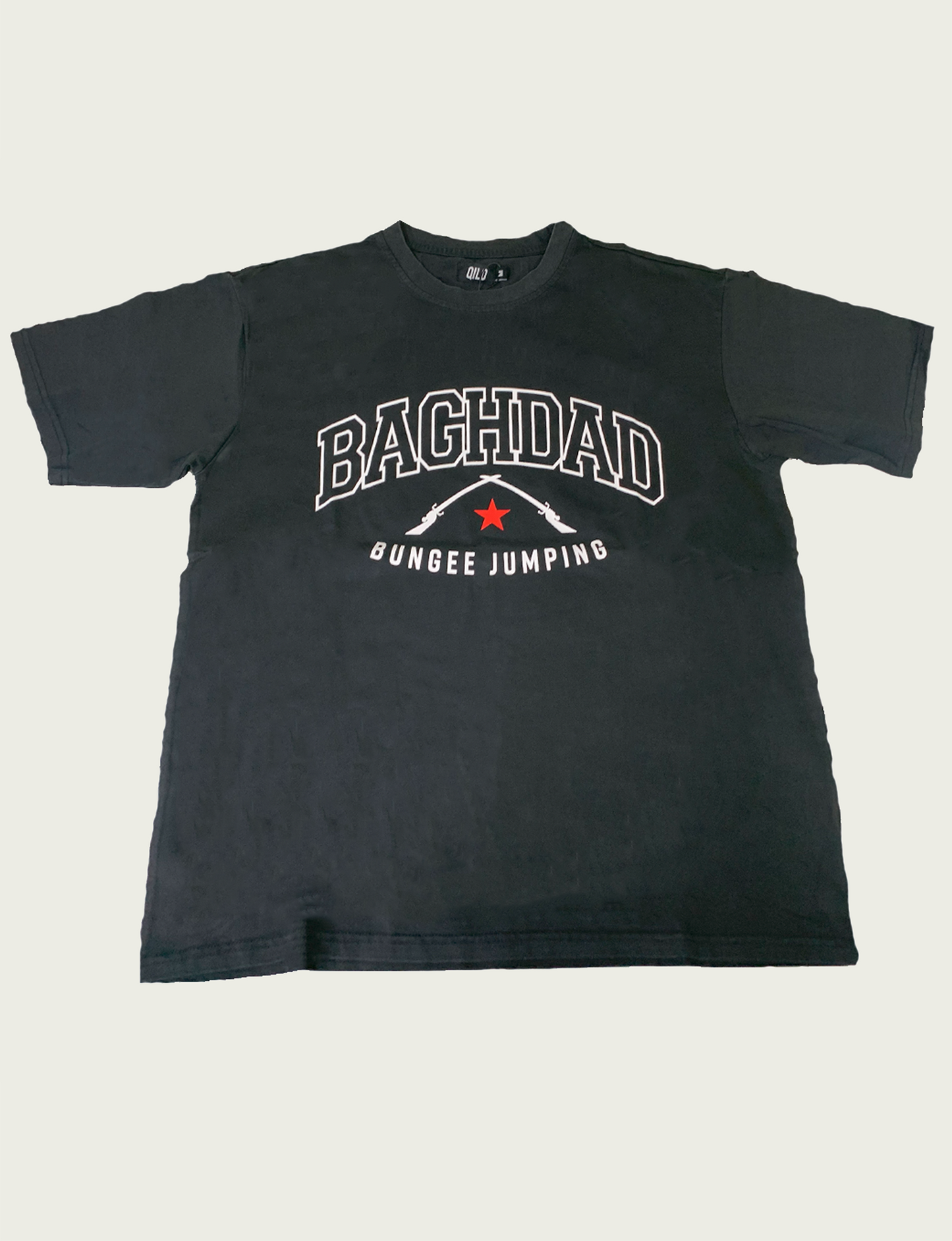 QILO Baghdad Bungee Jumping Tee キロ バグダッド ティーシャツ 黒