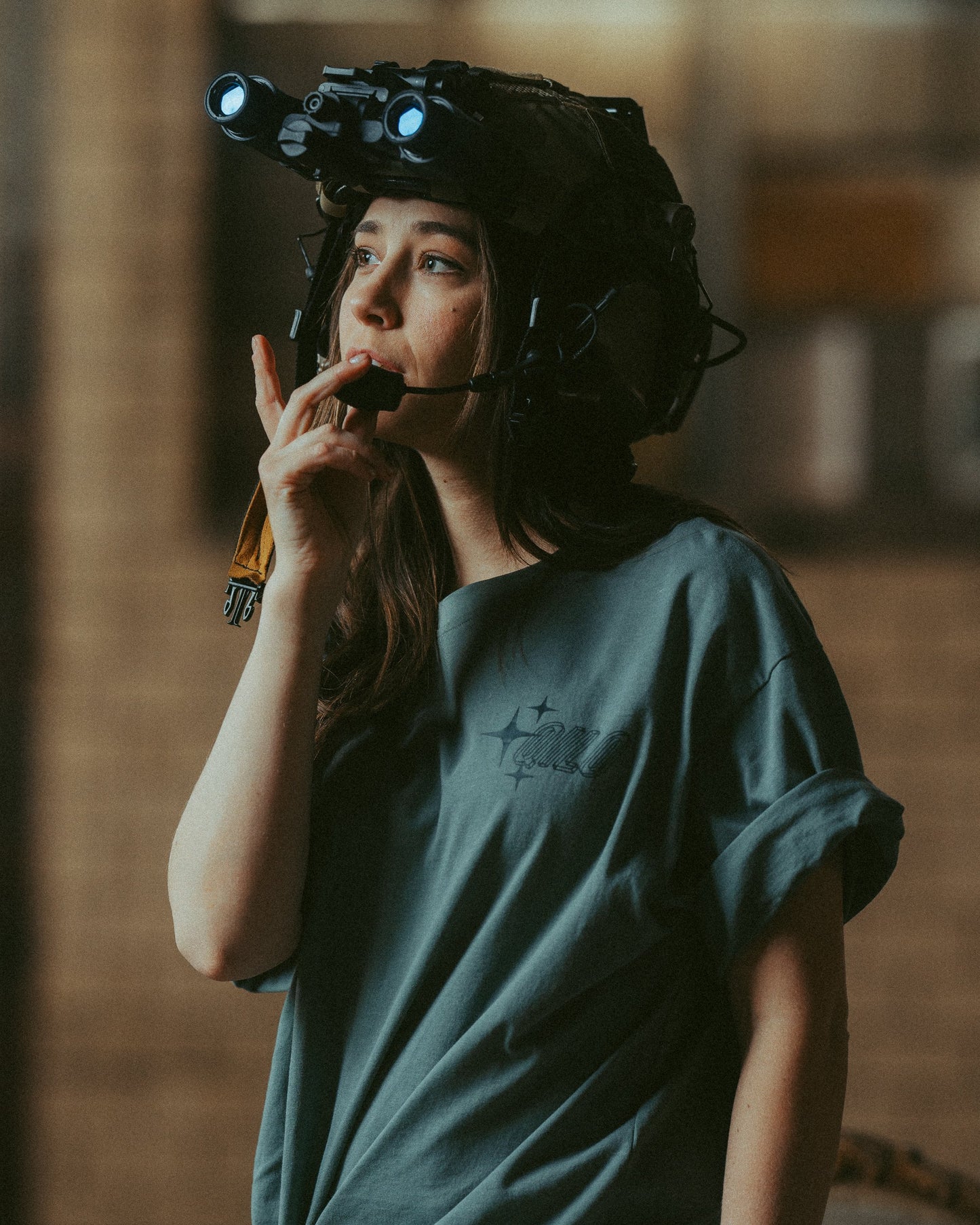 “Biologics” Tee in Dark Martian