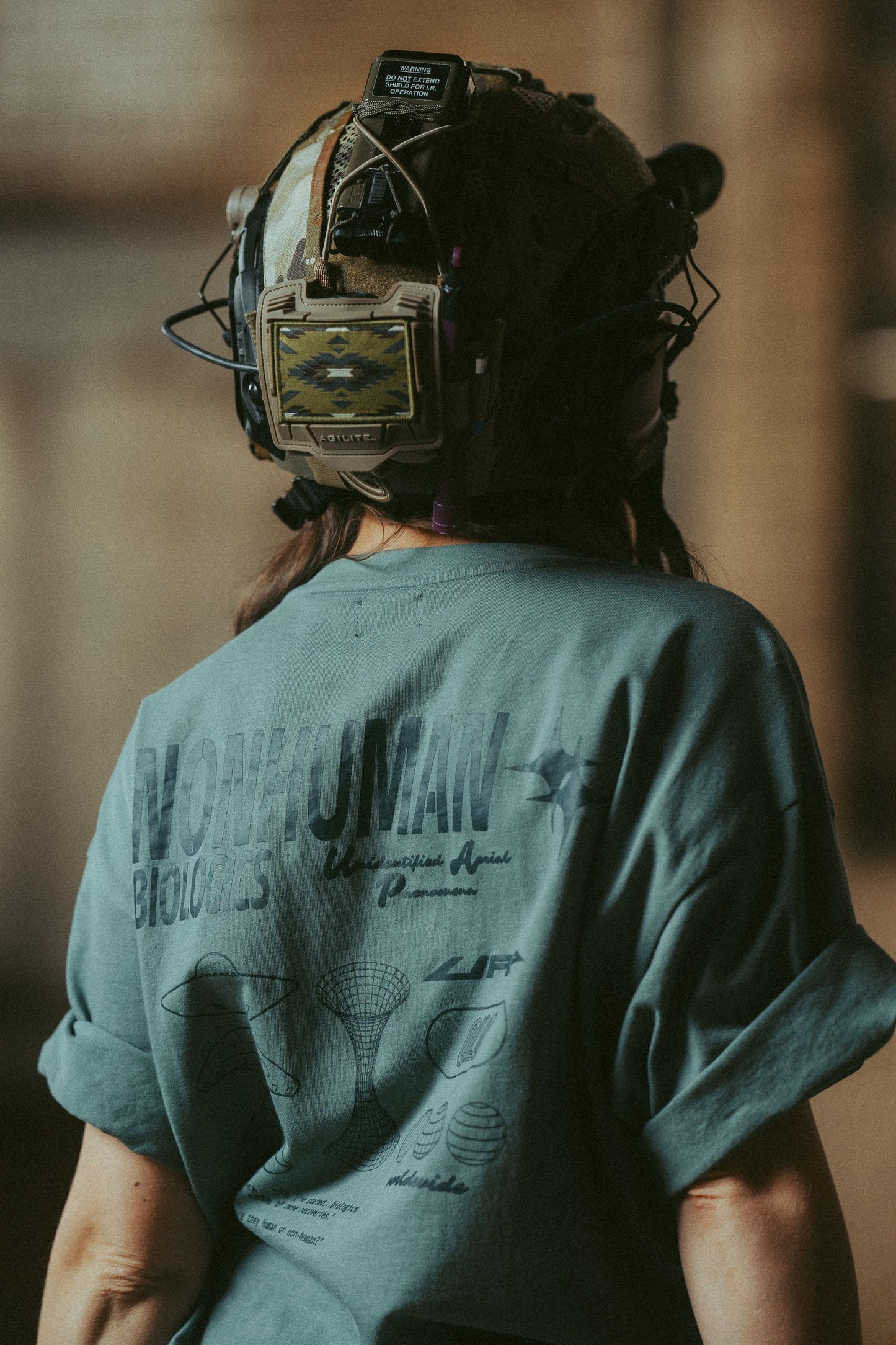 “Biologics” Tee in Dark Martian