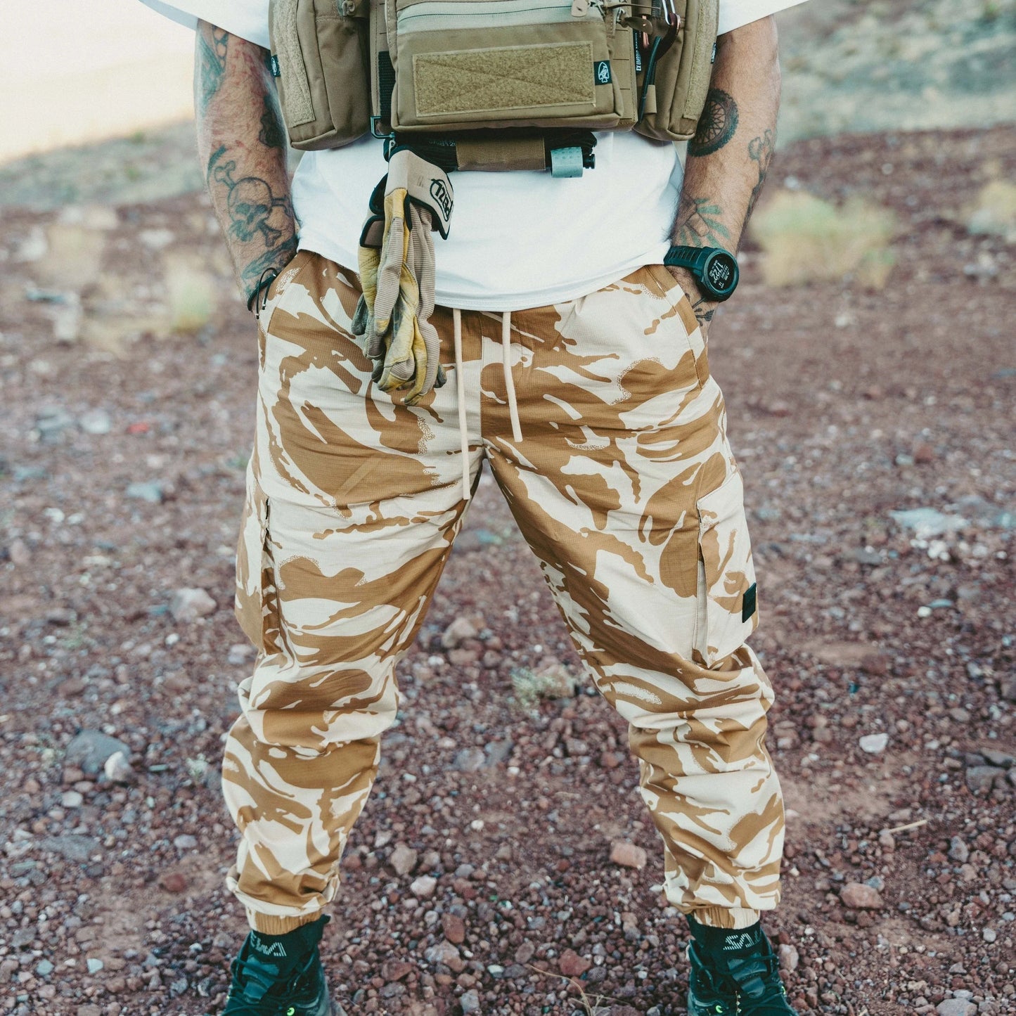 訳アリ品 Ripstop Jogger in Desert DPM