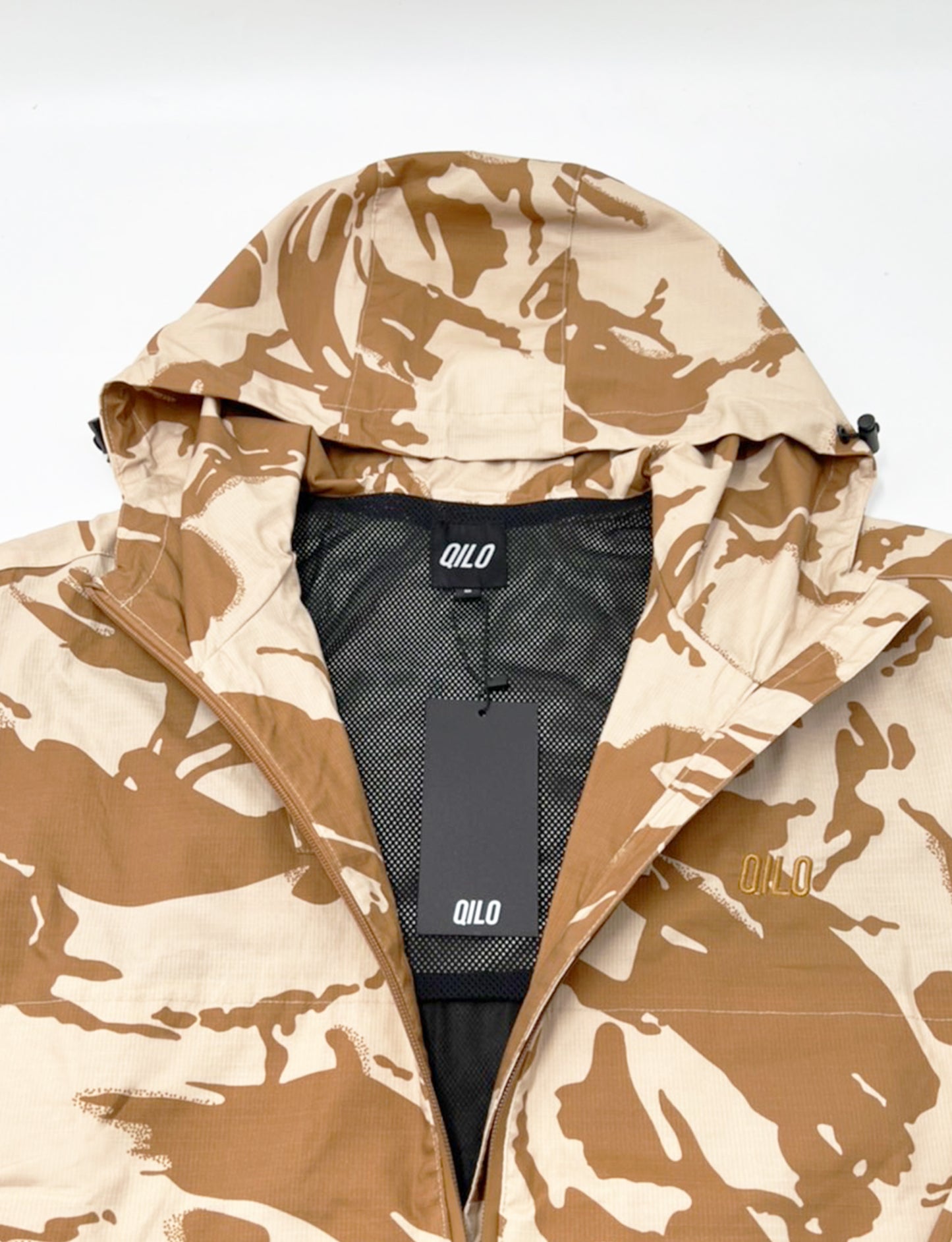 訳アリ品 QILO Retro Windbreaker in Desert DPM