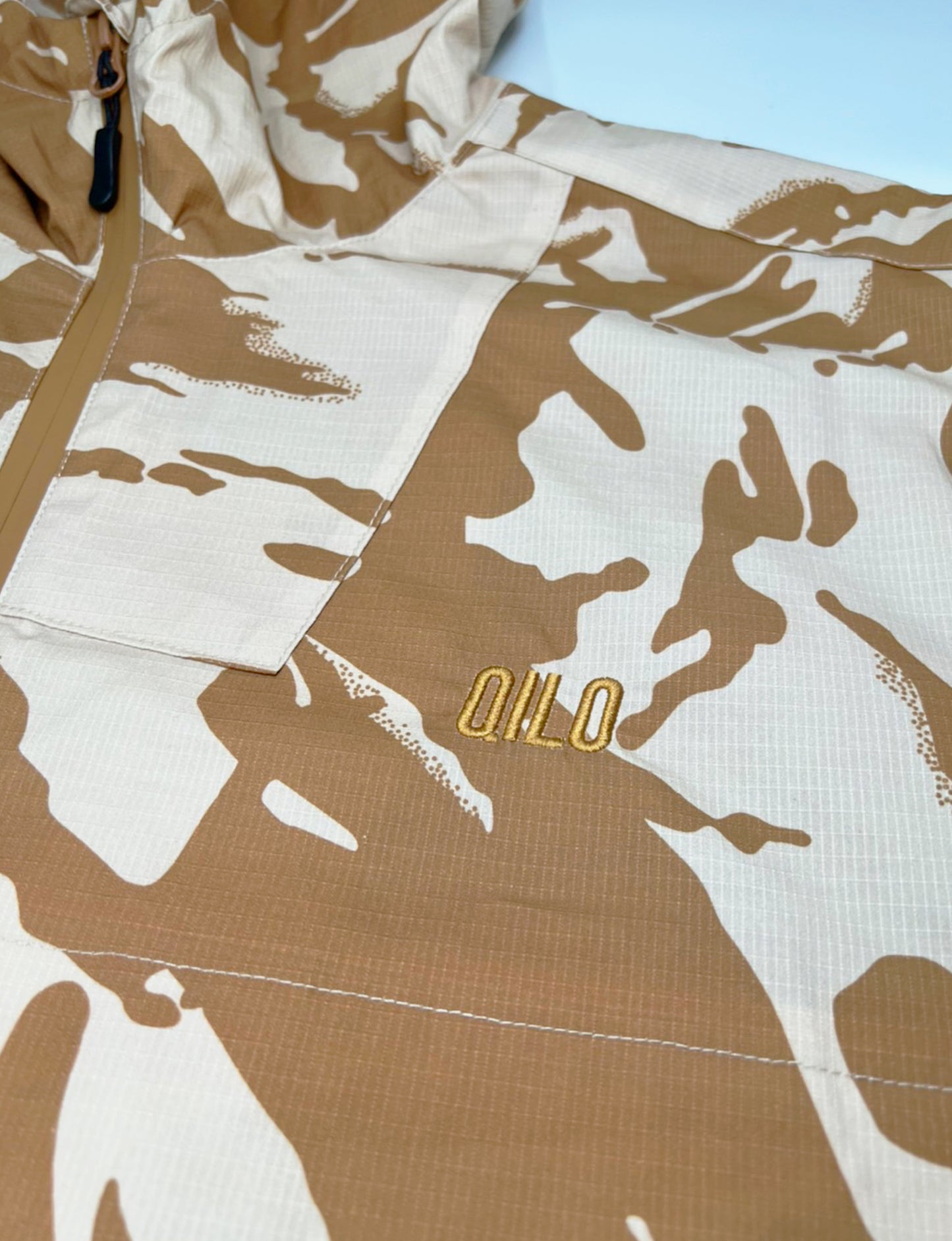 訳アリ品 QILO Retro Windbreaker in Desert DPM