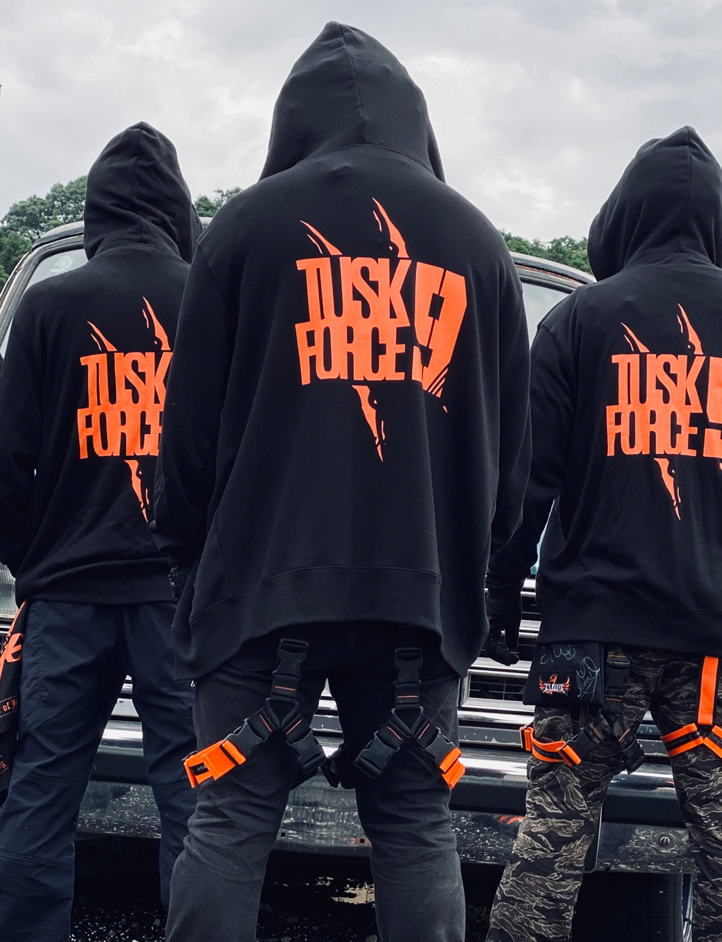 $trayd☺︎gs♛ TF9 zip hoodie ストレイドッグス タスクフォース9 ジップ フーディ