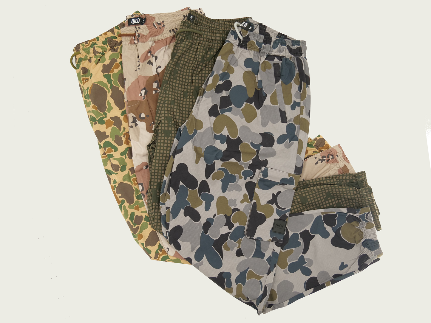 訳アリ品 QILO Ripstop Jogger Auscam Navy