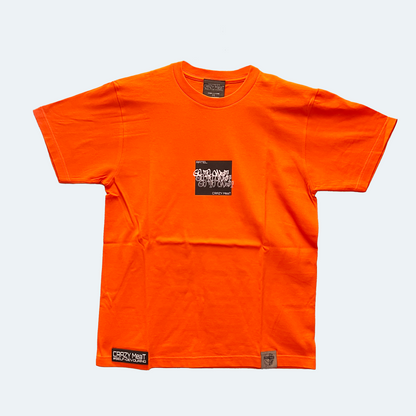 CRAZYMeaT コラボTシャツ short Orange