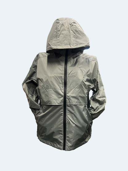 QILO x SC Irregulars Gen. III Retro Windbreaker in Glacier Grey